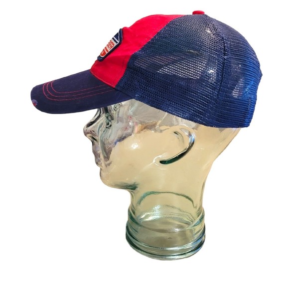 Original Budweiser 1876 Distressed Snapback Trucker Mesh Hat Cap - Picture 2 of 4